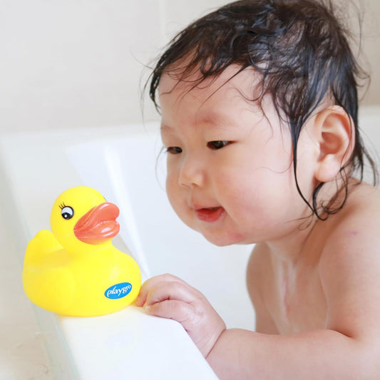 Playgro szczelna żółta kaczka do kąpieli 7 na 8,5 cm — dodatkowe ujęcie produktu