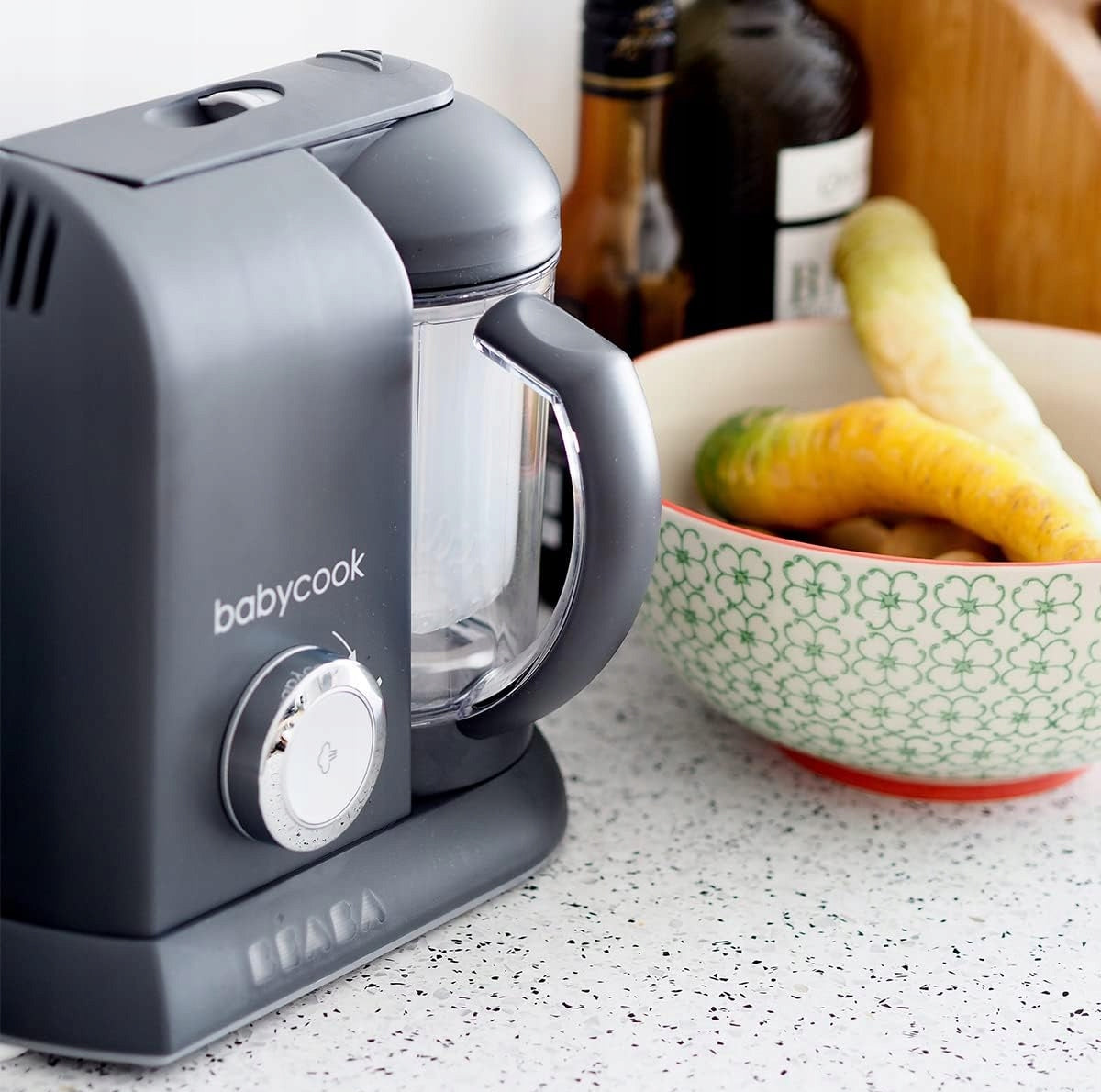 BEABA Babycook Robot de cocina 4en1 vaporera, batidora, calentador, descongelador