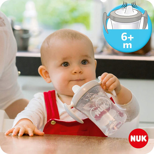 NUK set pentru învățarea băutului: cană + 3 muștiucuri