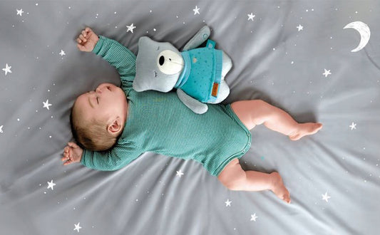 MyHummy peluche con suoni bianchi sensore di pianto ORSO LILY 24 cm