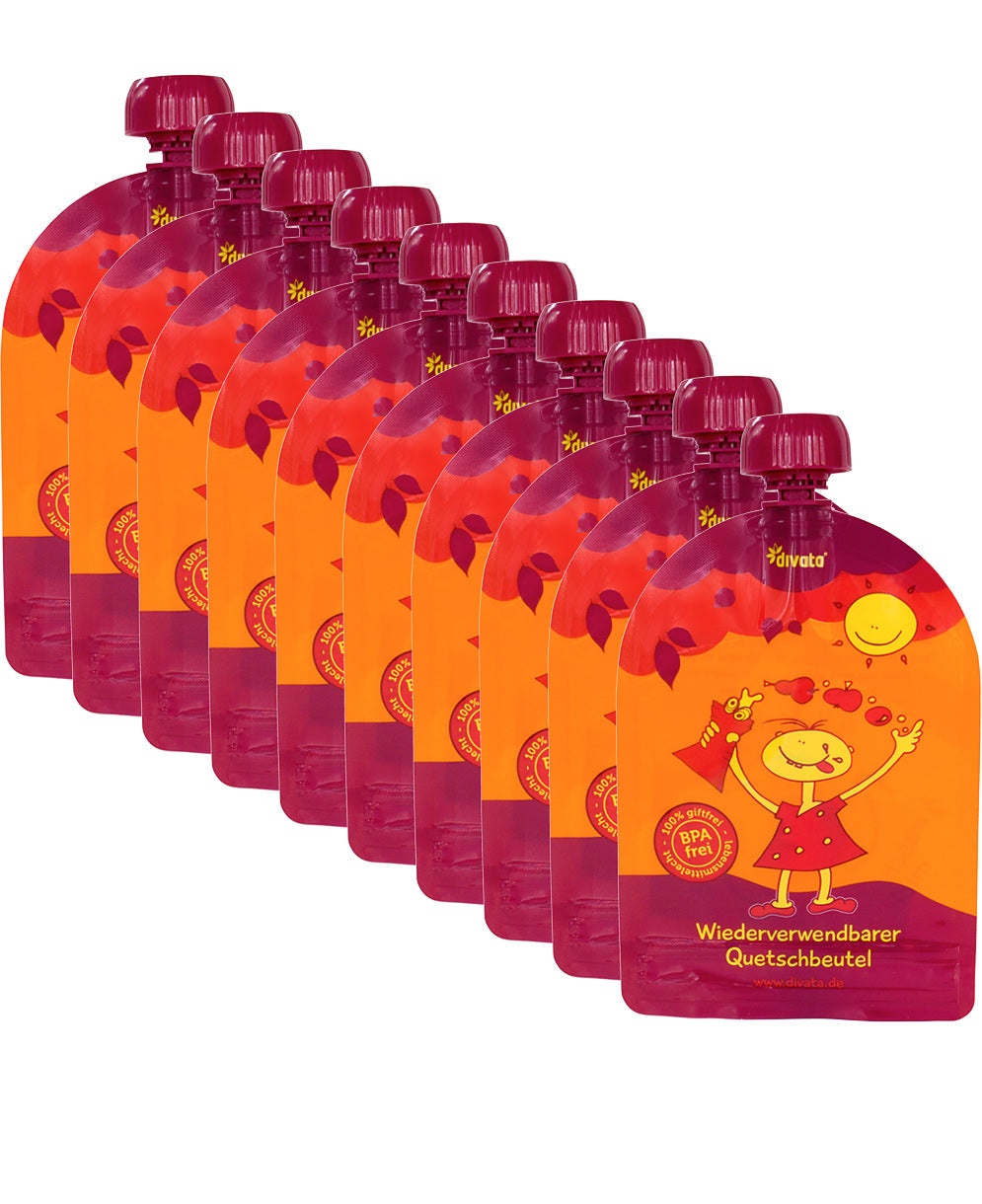 DIVATA MINI tubes sachets pour purée x10 100ml