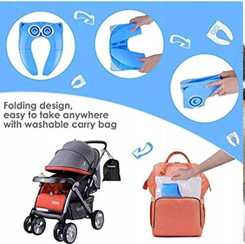 GIMARS adaptor pentru toaletă pliabil