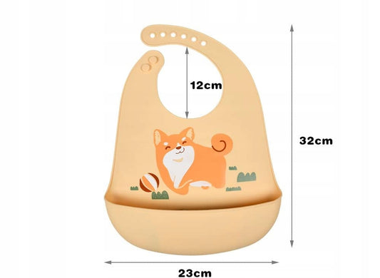 VICLOON silicone slabbetjes met zakken x2