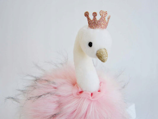 HISTOIRE d'OURS morbido cigno coccoloso 32 cm