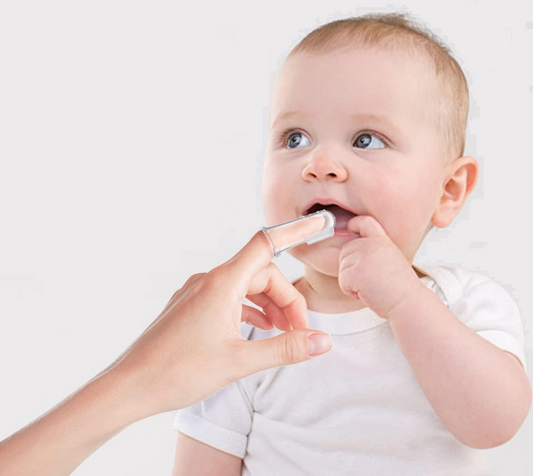 LOLA KIDS brosse à dents en silicone pour doigt + étui