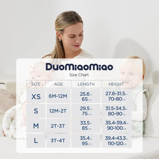 DUOMIAOMIAO saco de dormir de invierno 2,5 TOG S 80-90 cm para bebés