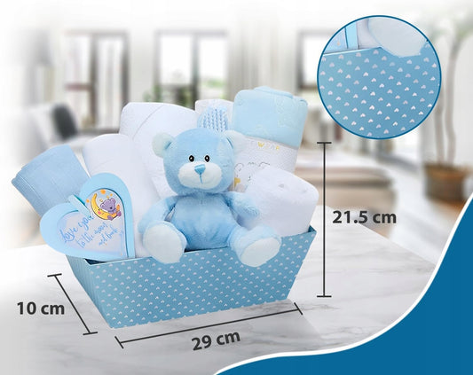 BABY BOX SHOP Geschenkset für Babys, 12-teilig