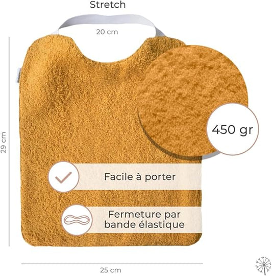 MIMUSELINA bavete cu elastic 30x25 frotir x5