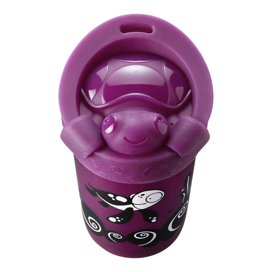 TOMMEE TIPPEE No Knock Becher mit Trinktülle 300 ml 18 m+ SCHILDKRÖTE
