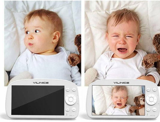 VILINICE monitor digital pentru bebeluși cu telecomandă, ecran HD LCD de 5,5"