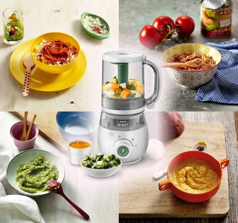 PHILIPS AVENT SCF885/01 4 az 1-ben gőzölő turmixgép melegítő kiolvasztó 1000 ml