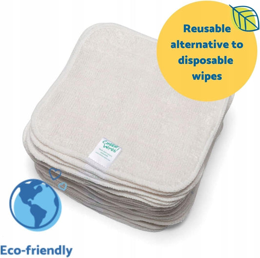 CHEEKY scutece din bambus 15cm x 15cm x 25 buc