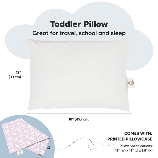 KEABABIES baby pillow with pillowcase