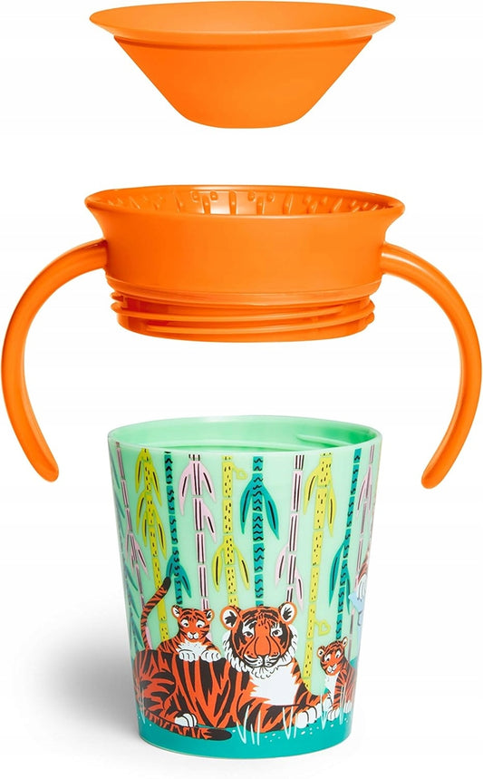 MUNCHKIN WildLove BEKER DRINKDEKSEL mondstuk 360° 177 ml TIJGER 1 stuk