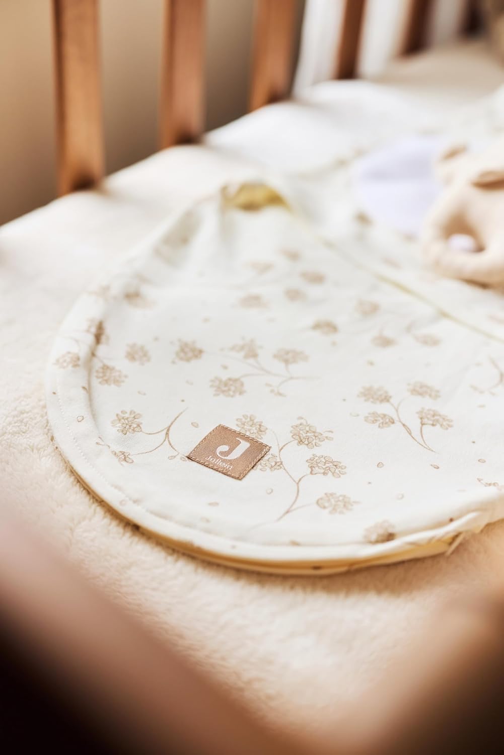 JOLLEIN Basic kocyk Jersey/Sherpa 75x100 cm Oatmeal – nowy – zdjęcie 6