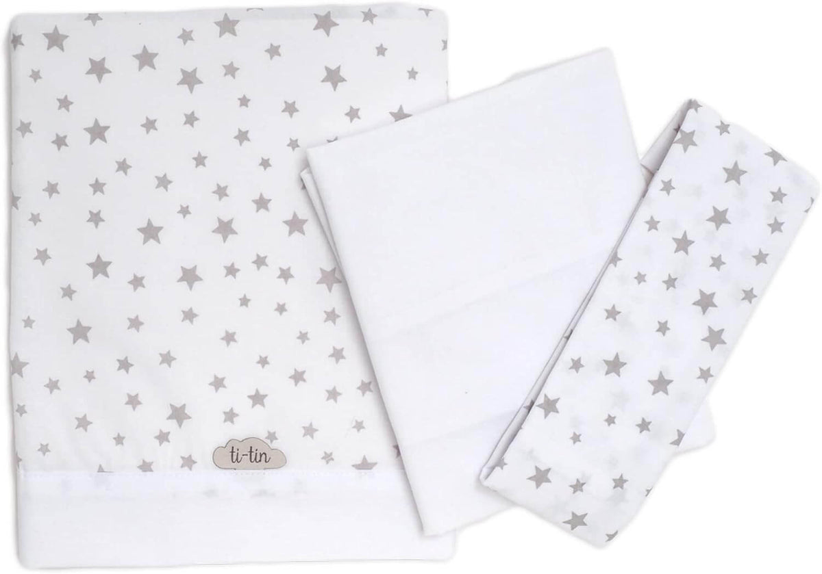 Set complet de lenjerie de pat TI-TIN, 3 piese, 80x50