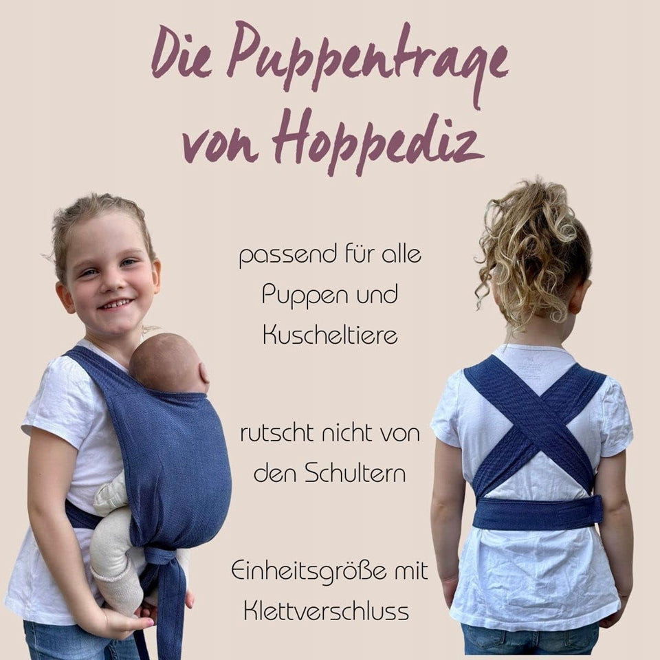 HOPPEDIZ nosidełko miękkie dla lalek pluszaków