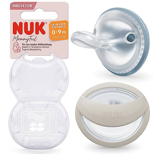 NUK MommyFeel smoczki uspokajające 0-9 mies. 2 szt. – zdjęcie 1