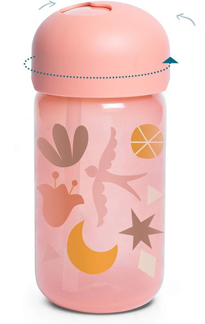 SUAVINEX Straw Trainer Cup kubek niekapek ze słomką 340 ml 18 m+