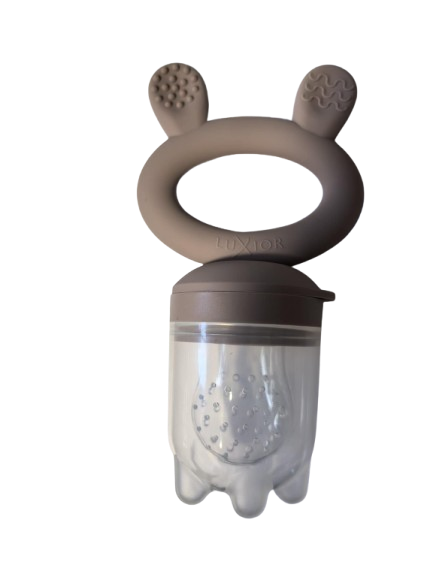 LUXIOR inel gingival distribuitor de fructe pentru copii 3 tetine 3-24 luni