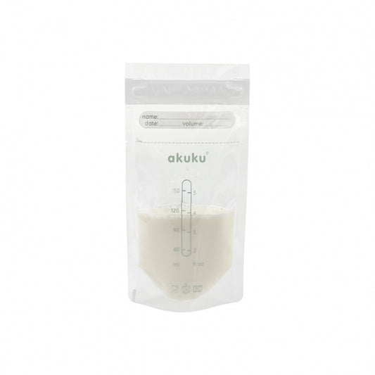 Pungi sterile AKUKU pentru DEPOZITAREA LAPTELUI 150ML x30