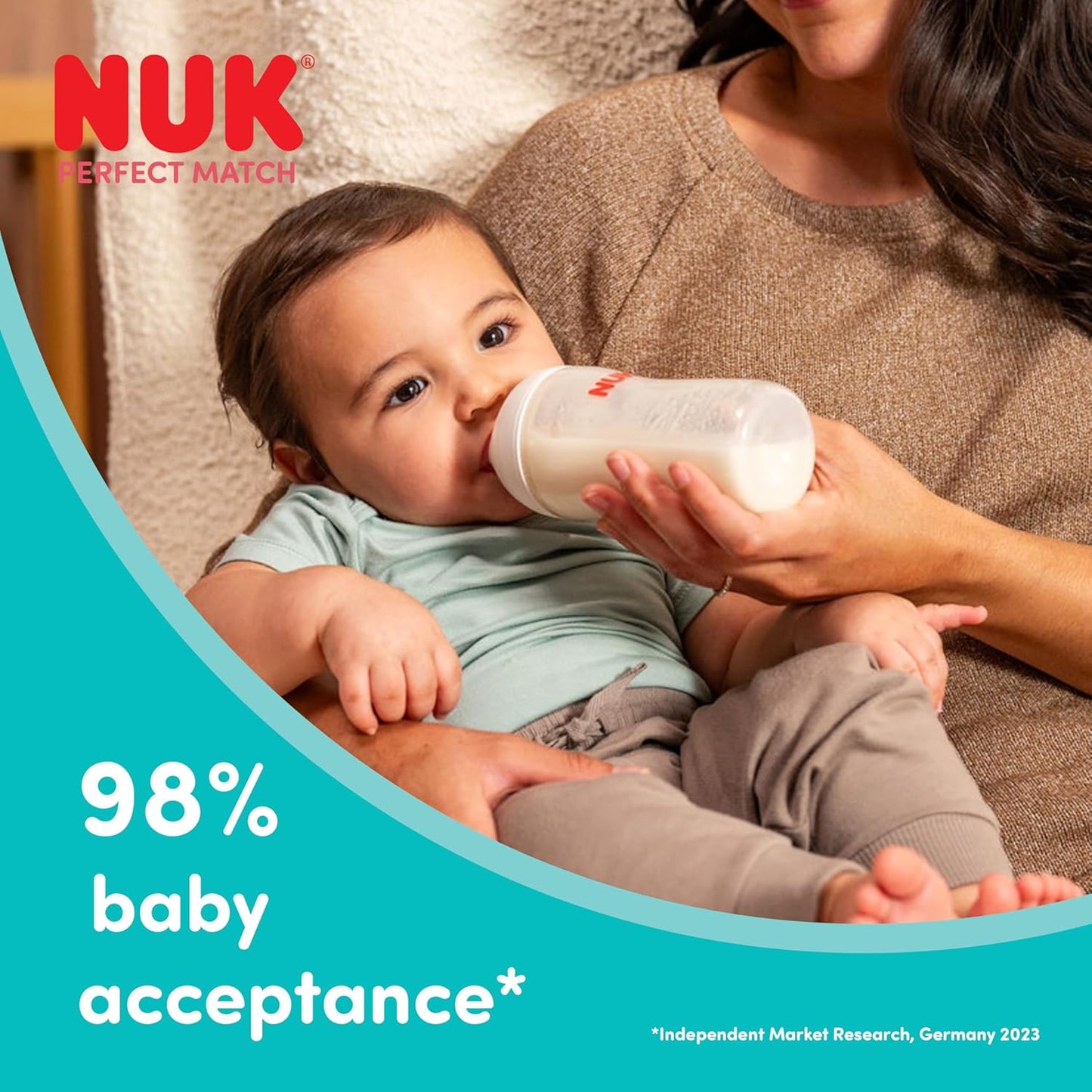 NUK Perfect Match smoczek 6m+ x2
