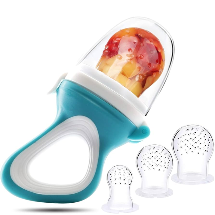 TINABLESS podajnik smoczek do owoców 3-12 m 1 sztuka 3 ustniki