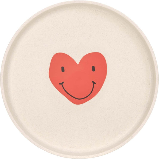 LASSIG Happy Heart bord zonder plastic en cellulose 17,8 cm