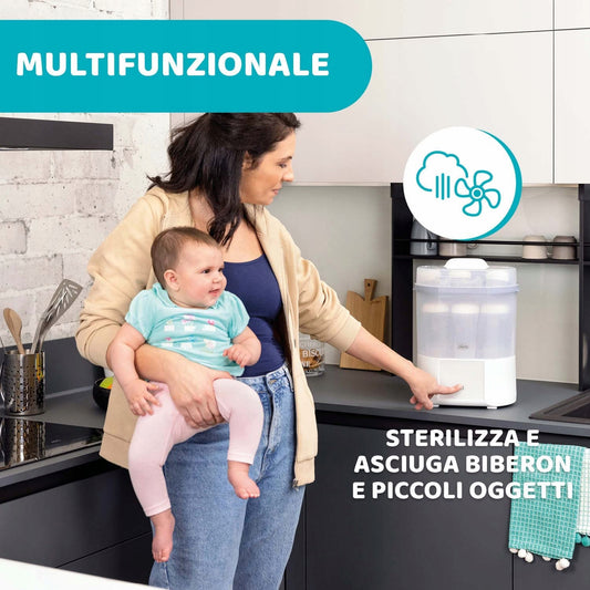 CHICCO sterilizator cu abur și uscător All in One