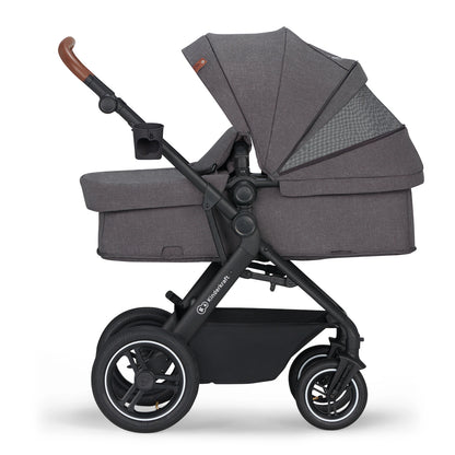 KINDERKRAFT B-TOUR cărucior multifuncțional 3 în 1 până la 22 kg + scoica MINK PRO
