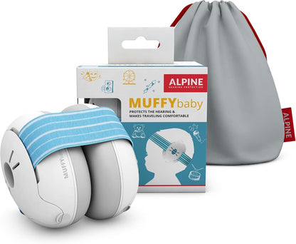ALPINE Muffy Protecție auditivă pentru copii 0-36 luni 23db + husă