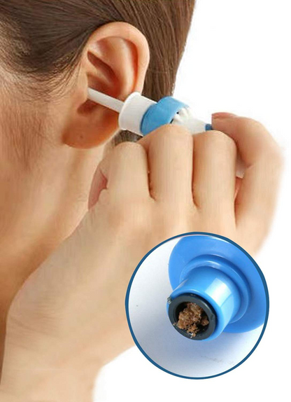 C-EARSear wax remover2 tips, plastic case and cleaning brush includedcolour white and bluelength 13 cmbattery