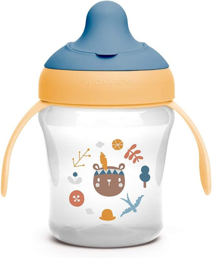 SUAVINEX Learning Cup cană anti-picurare cu gură rigidă 200 ml 6 luni+