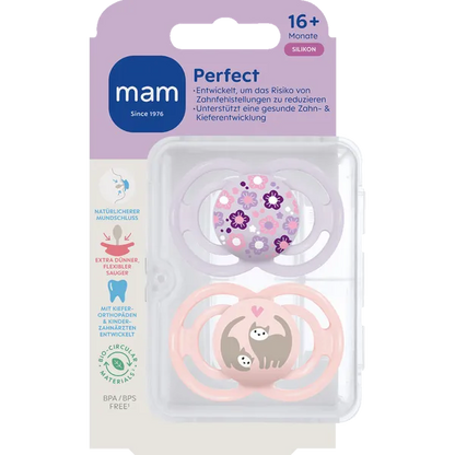 MAM Perfect suzetă de calmare din silicon 16m+ x2
