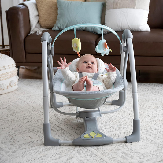 INGENUITY SWING'N GO leżaczek, huśtawka z muzyką i ruchem