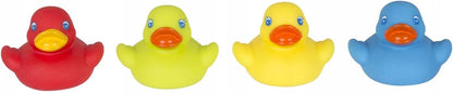 PLAYGRO Bright Baby Duckies rățuște de cauciuc pentru baie 6 luni+ 4 bucăți