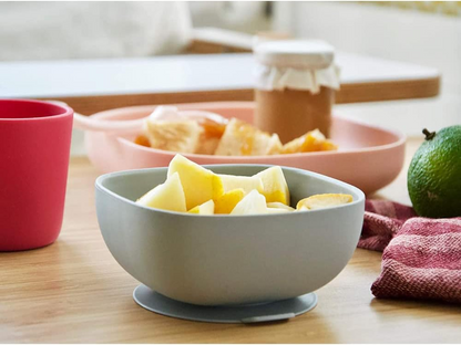 BEABA silicone bowl with suction cup