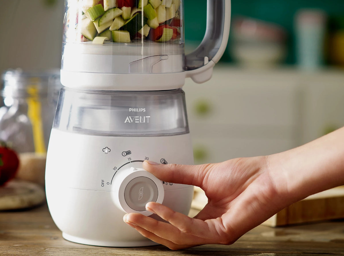 PHILIPS AVENT SCF883/01 4în1 aparat de gătit cu aburi și blender 1000ml