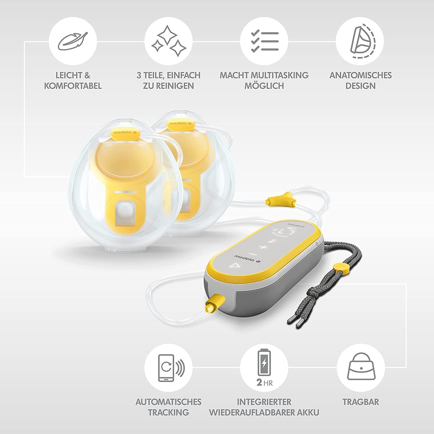 MEDELA Freestyle Flex HANDS-FREE 2-phase electric breast pump