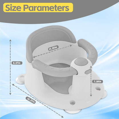 PHINTORY scăunel de baie cu ventuze 6m+
