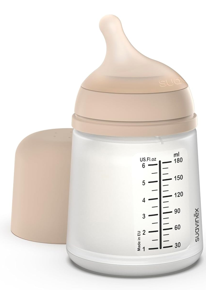 SUAVINEX sticlă ZERO ZERO 180ml Slow Flow (S)