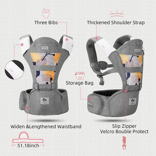 BELLABABY ergonomické nosiče s bederním pásem 3v1 0-36 měsíců