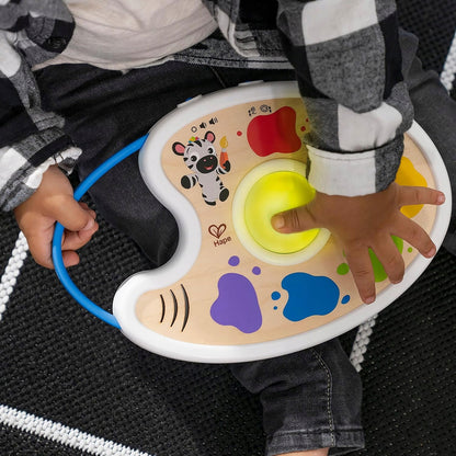 HAPE Magic Touch paletă muzicală de pictură în 3 limbi 17,5 x 27 cm