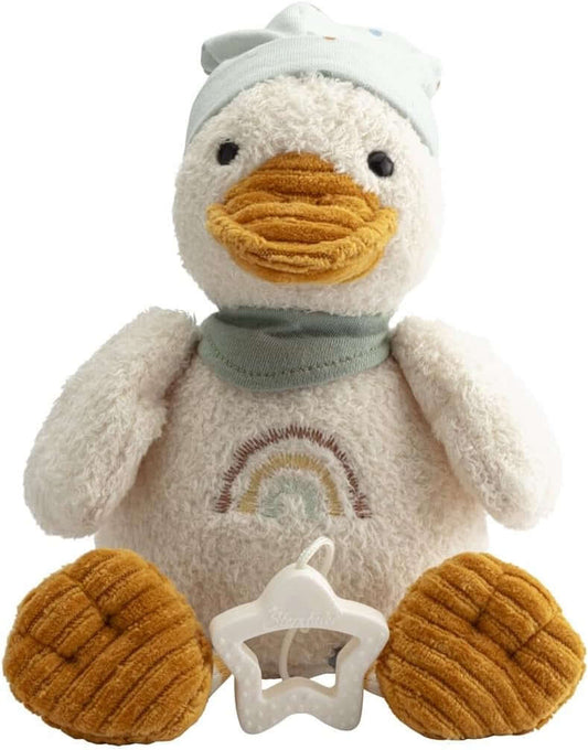 STERNTALER przytulanka z pozytywką "Kołysanka Brahms'a" kaczka EDDA LOU, biała, 20 cm