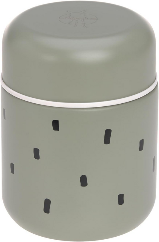 LASSIG Food Jar Happy Prints TERMOS OBIADOWY ze stali nierdzewnej 350 ml