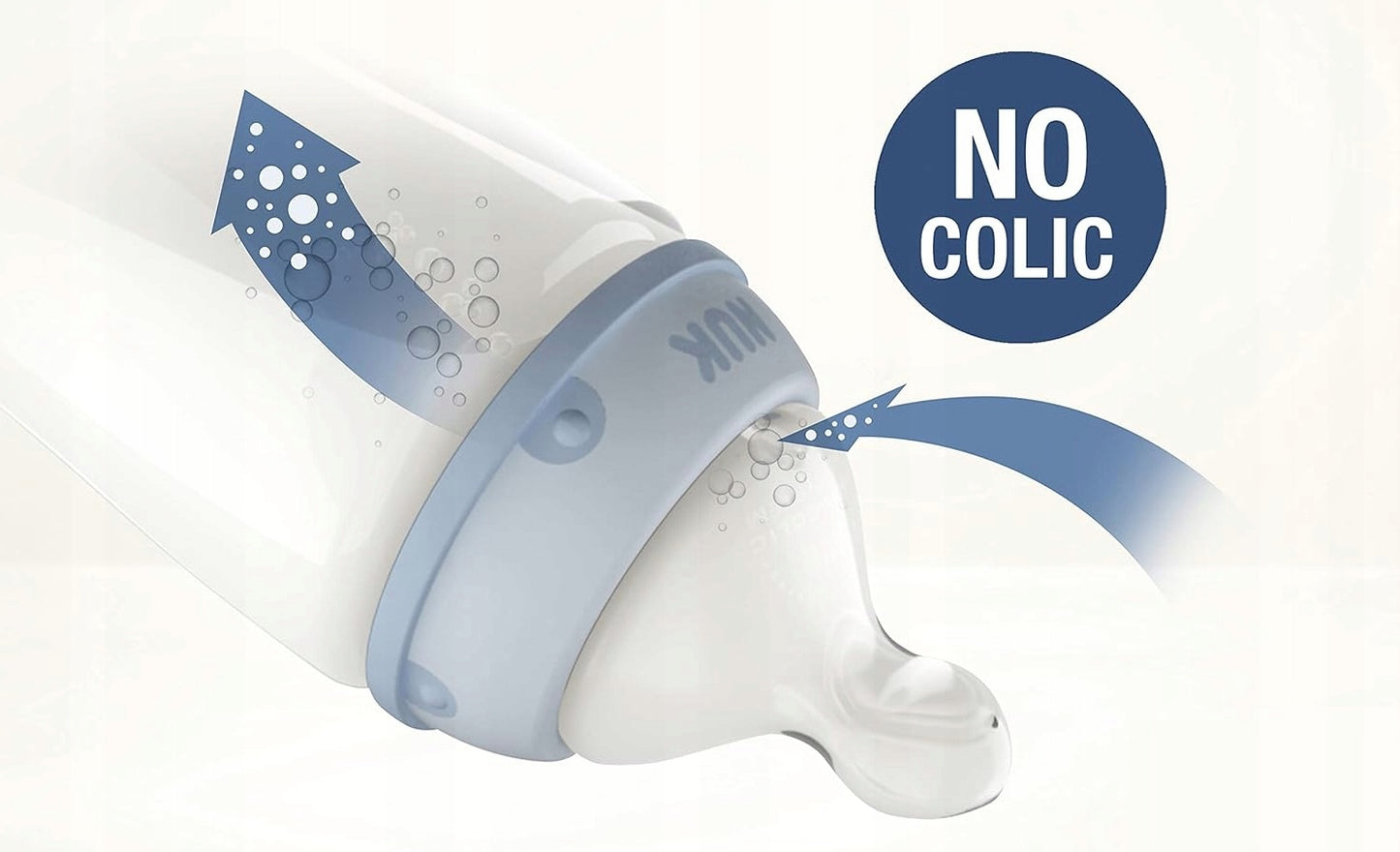 NUK First Choice+ BUTELKA 150 ml 0-6 m wskaźnik temperatury