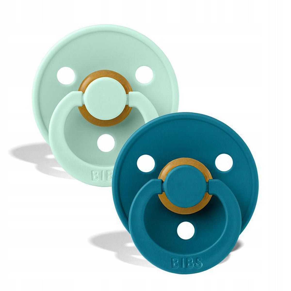 BIBS COLOUR smoczki uspokajające 2pack kauczuk 6msc+
