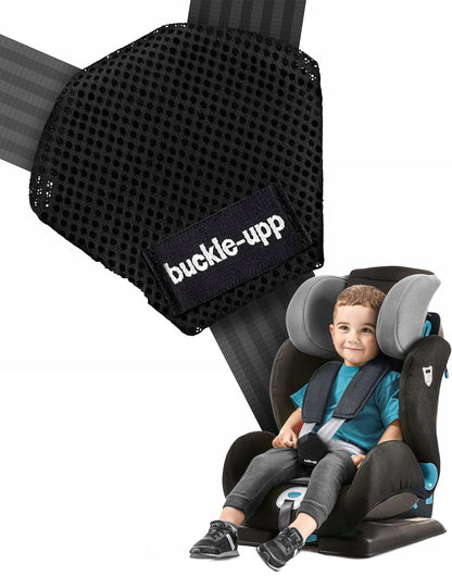 BUCKLE-UPP biztonsági eszköz autósüléshez, amely megakadályozza az övek kikapcsolását