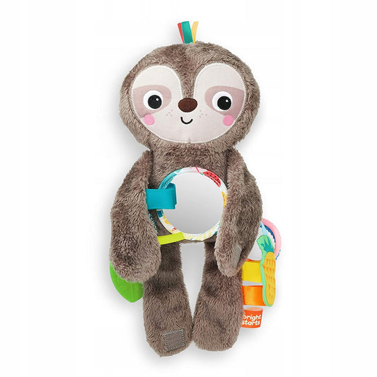 BRIGHT STARTS peluche da appendere bradipo con specchietto