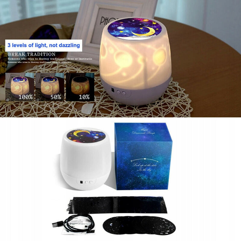 ŠPECIÁLNA SWEET nočná lampa + projektor, 5 motívov